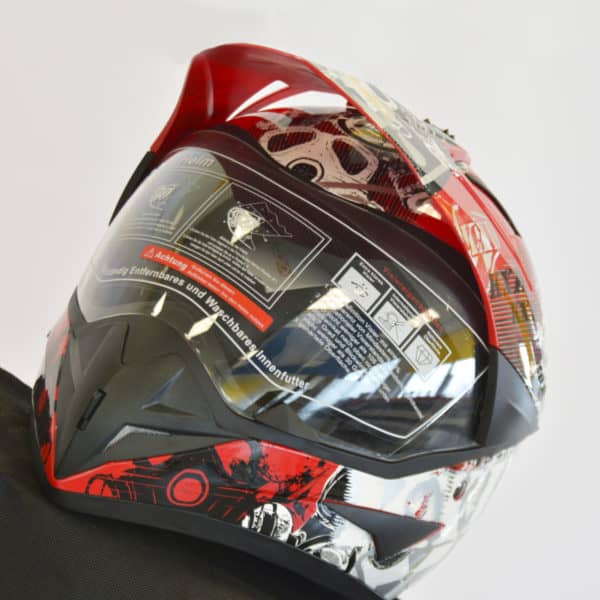 Kask CROSSOWY KXD PRO czerwony