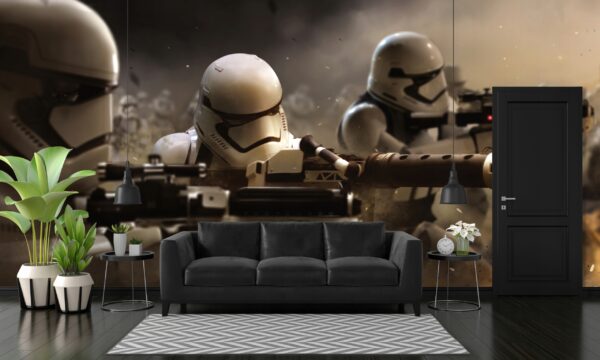 TAPETA GWIEZDNE WOJNY STATEK KOSMICZNY STAR WARS NA SCIANĘ 200x140 HD - obrazek 3