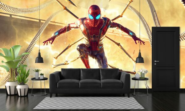 TAPETA ŚCIENNA WINYLOWA NA ŚCIANĘ SPIDERMAN MARVEL KRESKÓWKA HD 250x175 - obrazek 6
