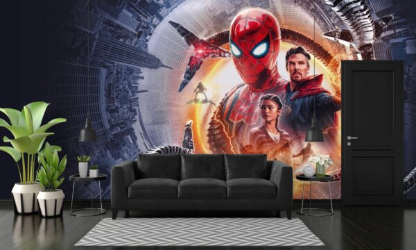 TAPETA ŚCIENNA WINYLOWA NA ŚCIANĘ SPIDERMAN MARVEL KRESKÓWKA HD 250x175 - obrazek 7