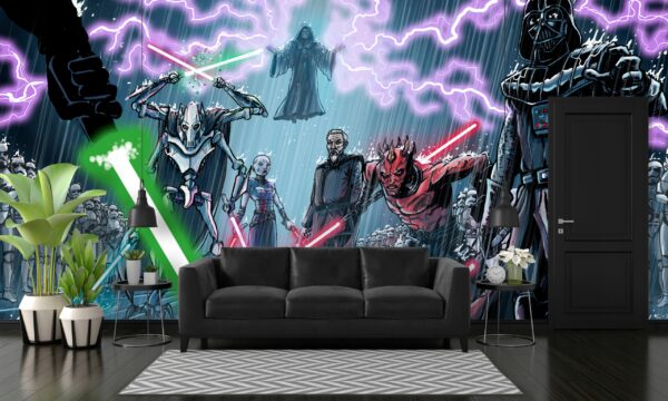 TAPETA GWIEZDNE WOJNY STATEK KOSMICZNY STAR WARS NA SCIANĘ 200x140 HD - obrazek 7
