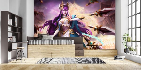 FOTOTAPETA LEAGUE OF LEGENDS TAPETA ŚCIENNA POSTAĆ KOMIKS FILM 200x140 - obrazek 4