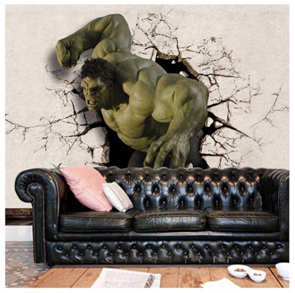 TAPETA HULK MARVEL AVENGERS FOTOTAPETA NA FIZELINIE EFEKT 3D 200 x 250 - obrazek 3
