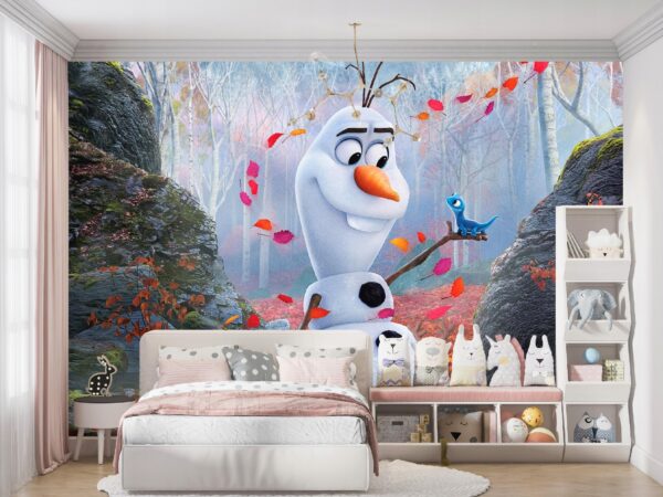 FOTOTAPETA WINYLOWA KRAINA LODU FROZEN ELSA ANNA DLA DZIECI 300x210 - obrazek 6