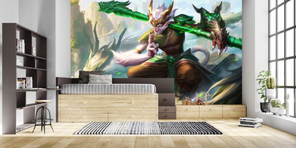 TAPETA WINYLOWA FOTOTAPETA SMOK 200x140 Tahm Kench HD 3D League of Legends - obrazek 8