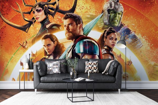 TAPETA THOR MARVEL FOTOTAPETA ŚCIENNA WINYLOWA NA FIZELINIE 300x210 - obrazek 4